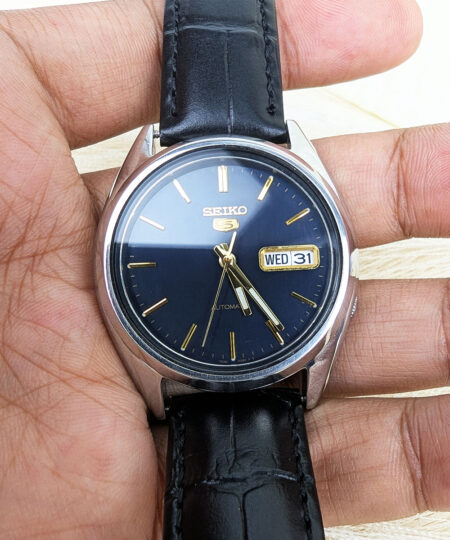 Seiko 5 Vintage Deep Blue